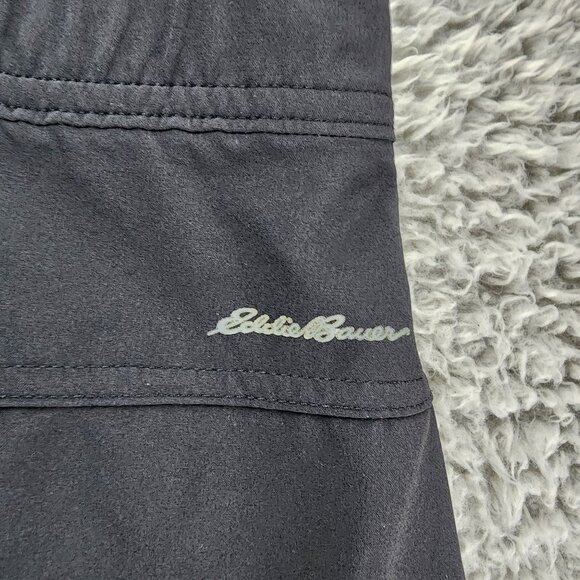 Eddie Bauer Skort Womens XL Black Active With Pockets Skirted Shorts *GUC* - Picture 8 of 9